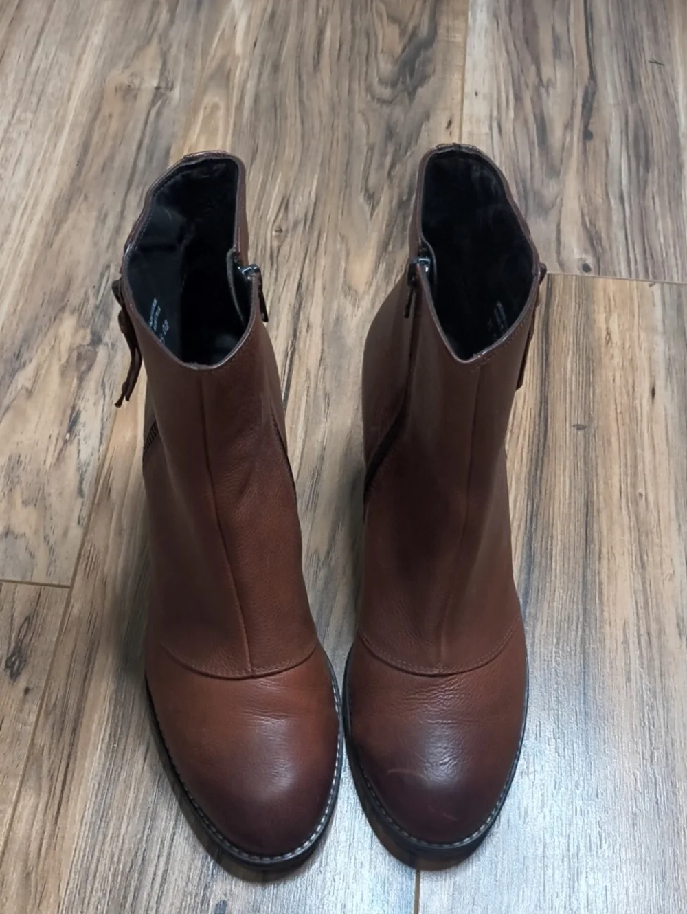 Paul Green Natick Saddle Leather Heeled Booties
